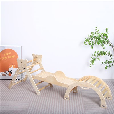 Drveni set za penjanje na drveni trokut